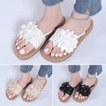Strand-Flip-Flops mit Blumenmuster