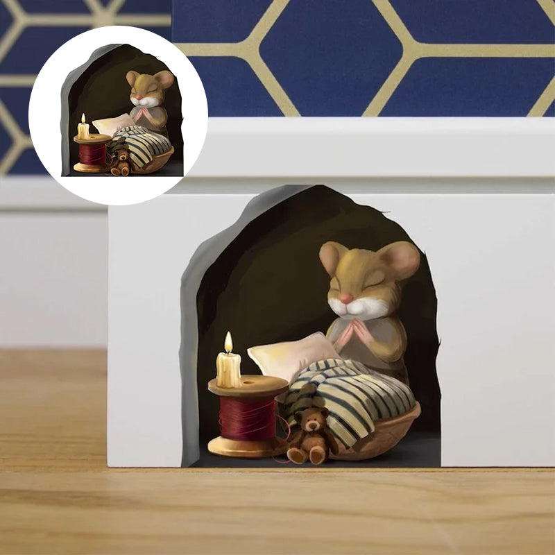 3D-Maus-Wandaufkleber Zweitbild