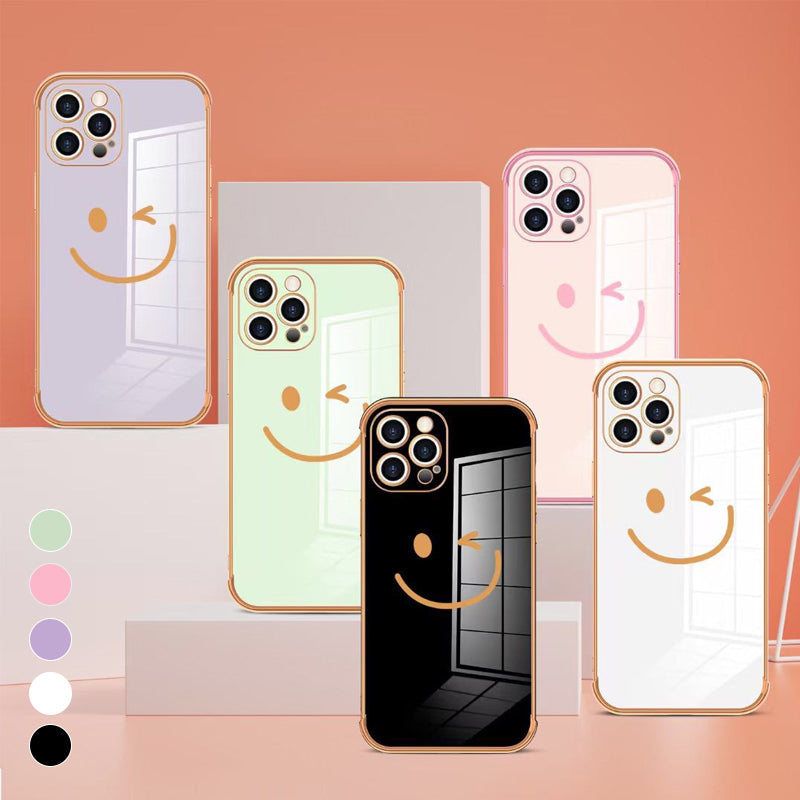 Schutzhülle mit seitlichem Smiley-Gesichtsmuster für iPhone Hauptbild