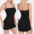 Gerafftes Wickelschlauch-Minikleid
