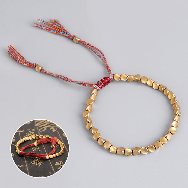 Geformtes Kupferperlenarmband Zweitbild