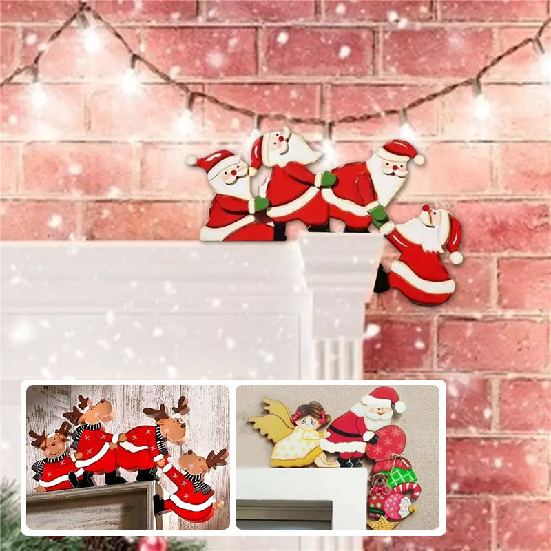 Lustige weihnachtliche Türrahmendekorationen Zweitbild