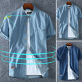 Kurzärmliges Jeanshemd