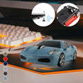 Coole kabellose Maus in Sportwagenform