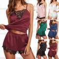 Frauen Spitze Sommer Nachtwäsche Mode Dessous Pyjamas Anzug