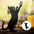 Katzendekoration aus Metall