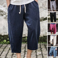 Herren-Freizeithose aus lockerem Leinen