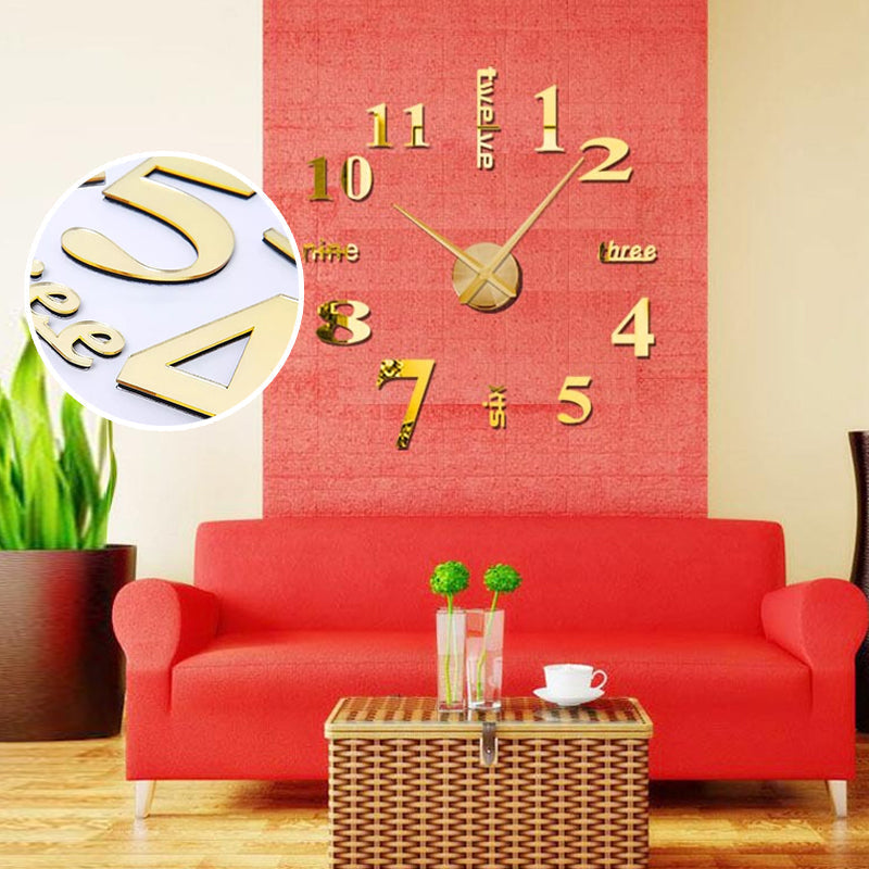 Moderne DIY-Wanduhr ohne Stanzen Zweitbild