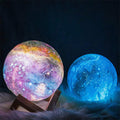 Galaxie-Mondlampe