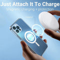 Magnetische kabellose Ladehülle für Apple