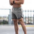 Einfarbige Sportshorts für Herren mit Monogramm
