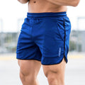 Einfarbige Sportshorts für Herren mit Monogramm