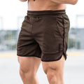 Einfarbige Sportshorts für Herren mit Monogramm