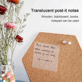 Transparente Haftnotizen von Multibey