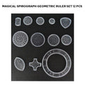 Magisches geometrisches Spirograph-Lineal-Set
