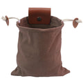 Bushcraft-Tasche aus Leder und Canvas