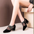 Damen-Netz-Hohlsandalen
