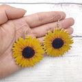 Sonnenblumen-Flaggen-Ohrringe