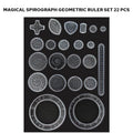 Magisches geometrisches Spirograph-Lineal-Set