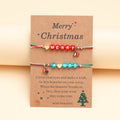 Herz-Buchstaben-Frohe-Weihnachts-Anhänger-Armband