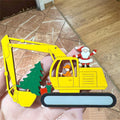 Weihnachts-Bagger-Bauornament
