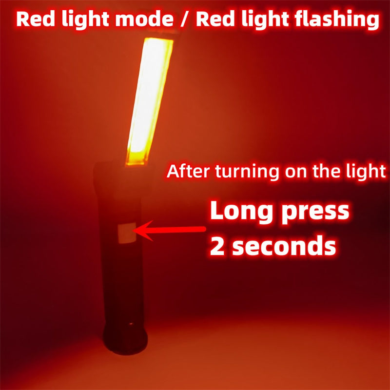 Zusammenklappbare magnetische wiederaufladbare Taschenlampe Zweitbild