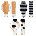 Flauschige flauschige Katzenkrallensocken