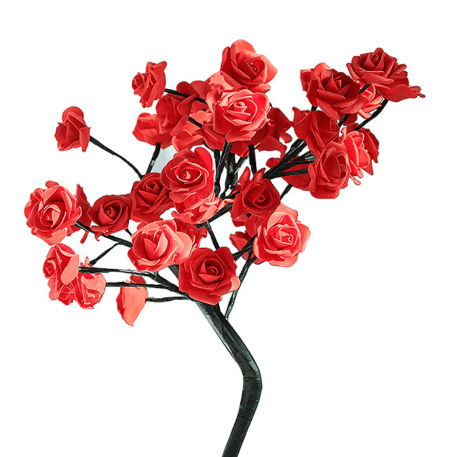 Tischleuchte mit Rosenblüten-Baum Zweitbild