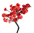 Tischleuchte mit Rosenblüten-Baum
