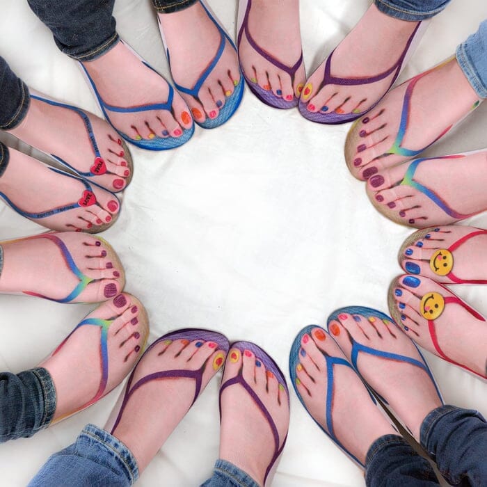 Socken mit Maniküre-Print Zweitbild