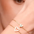 Verstellbare Love-Friendship-Armbänder im Zweier-Pack