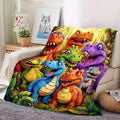 Flanell-Dinosaurier-Nickerchendecke🦖