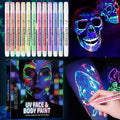 UV-Neon-Schminkmarker, 12 Farben