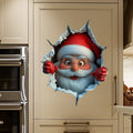 Wandaufkleber-Set Weihnachtsmann