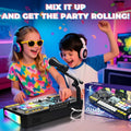 Kinder-DJ-Mixertisch mit Mikrofon