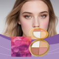 All-in-One-Highlight-, Lidschatten- und Rouge-Palette