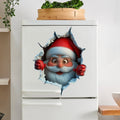 Wandaufkleber-Set Weihnachtsmann