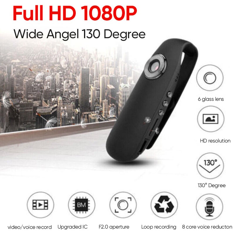 Mini-1080P-Videokamera Zweitbild