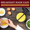 Elektrischer Omelette-Maker mit zwei Zonen