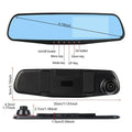 Dual-Recording-HD-Nachtsicht-Dashcam vorne und hinten
