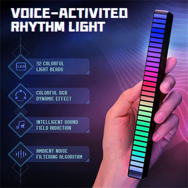 Kabellose, klangaktivierte RGB-Lichtleiste