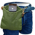 Bushcraft-Tasche aus Leder und Canvas