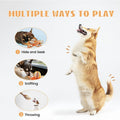 Orangefarbenes Plüsch-Hundespielzeug zum Versteckspiel