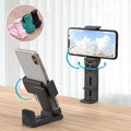 360 Grad drehbarer, multifunktionaler, zusammenklappbarer, einziehbarer Telefonhalter