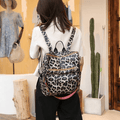 Vintage Rucksack aus PU-Leder