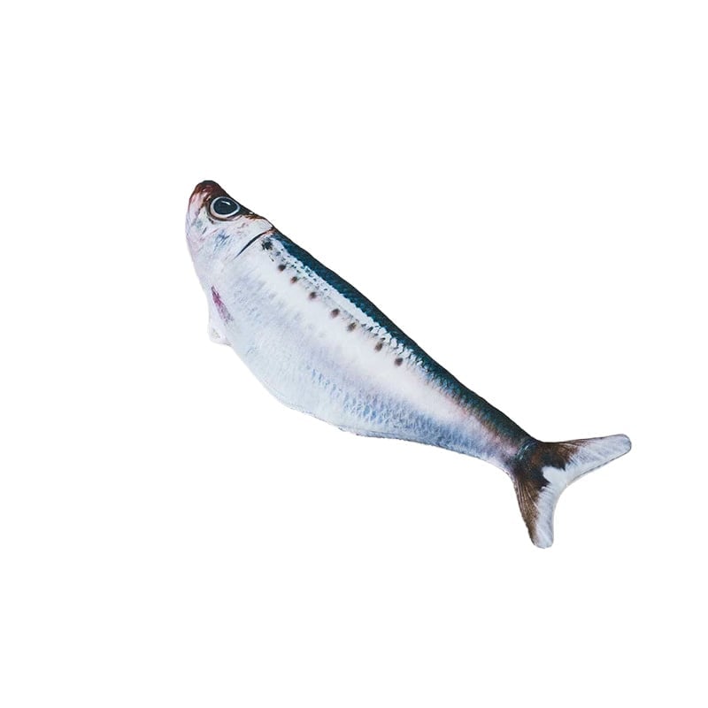 Realistisches Katzenspielzeug mit flatterndem Fisch
