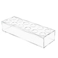 Klare Blumenvase aus Acryl