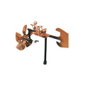 Handgefertigte Trommelwindmühle aus Metall