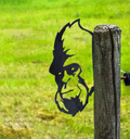Außenbereich-Garten-Bauernhof-Peeping-Ziege aus Metall, Innendekoration