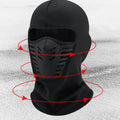 Winterliche winddichte Thermo-Fleece-Gesichtsmaske für Radfahren und Außenbereich-Sportarten